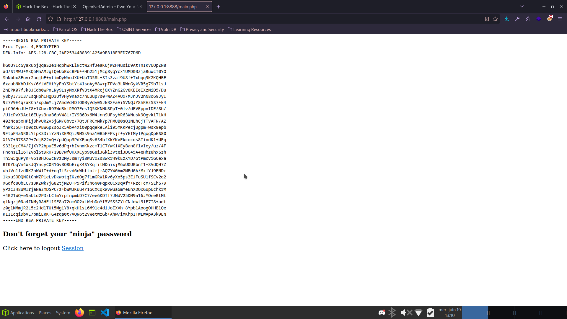 Joanna's SSH private key
